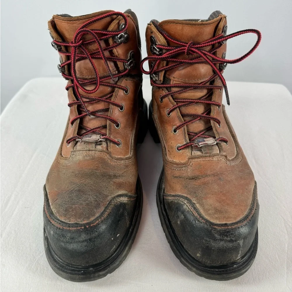 Red Wing BRNR XP 6 Inch Waterproof Safety Toe Boot in Brown Size 8‎